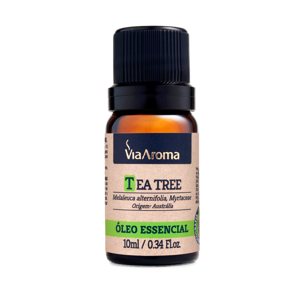 Óleo Essencial Tea Tree Melaleuca 10ml Via Aroma Soul Holos